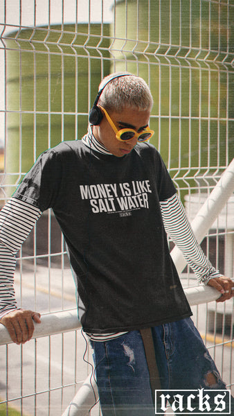 Oversize T-Shirt - "Money Is Like Salt Water 2"