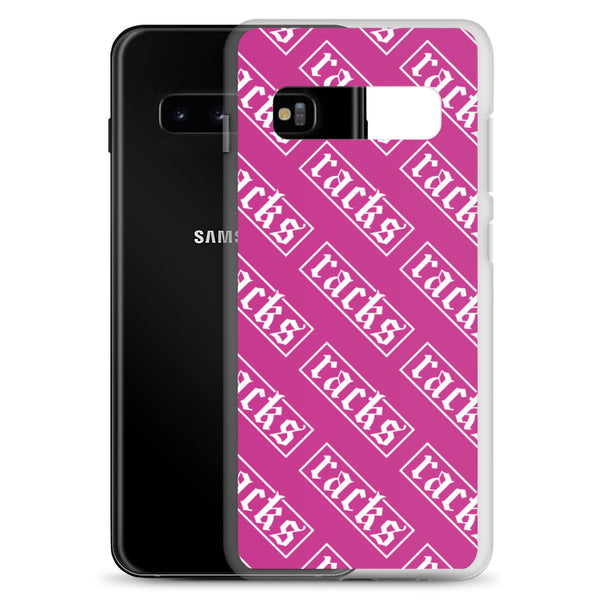 Samsung Hülle Pink/Weiß - ''racks Endless''