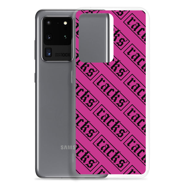 Samsung Hülle Pink/Schwarz - ''racks Endless''