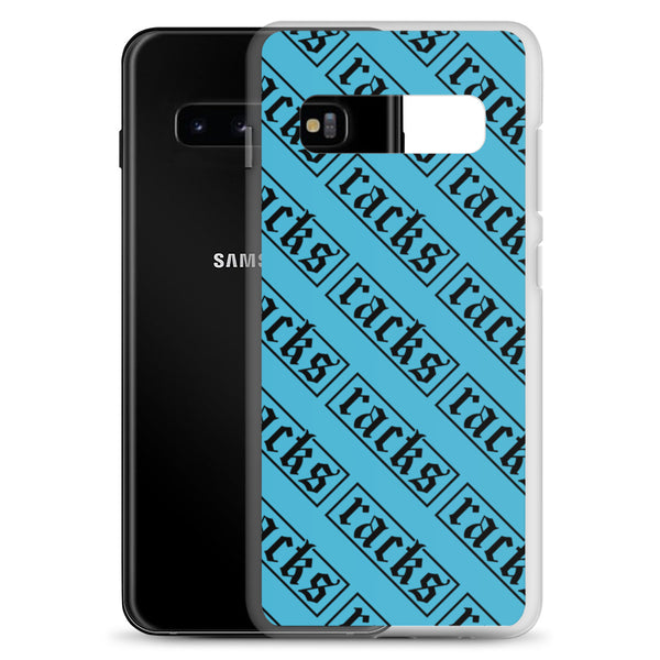 Samsung Hülle Blau/Schwarz - ''racks Endless''