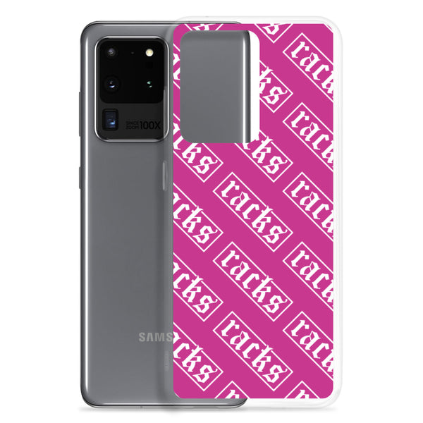 Samsung Hülle Pink/Weiß - ''racks Endless''