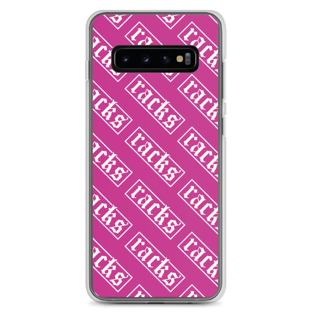 Samsung Hülle Pink/Weiß - ''racks Endless''