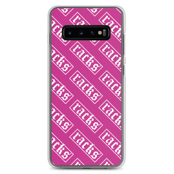 Samsung Hülle Pink/Weiß - ''racks Endless''