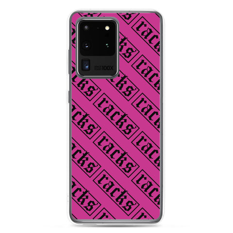 Samsung Hülle Pink/Schwarz - ''racks Endless''