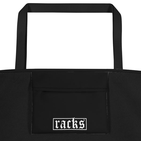 Beach Bag Schwarz - ''racks Rooftop''