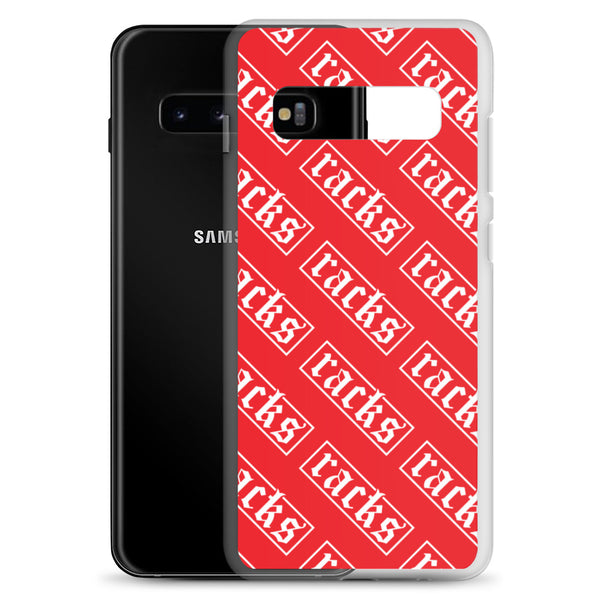 Samsung Hülle Rot/Weiss - ''racks Endless''