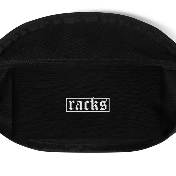 Bauchtasche Schwarz/Weiss - ''racks on racks''